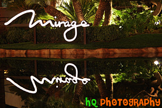 Mirage Sign Reflection