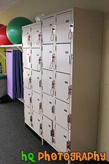 Big Lockers in Gym