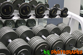 Dumbbells Close Up