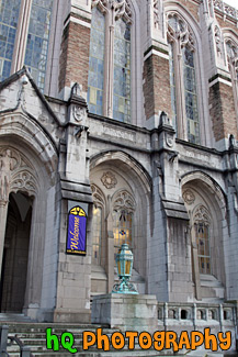 Front Entrance to UW Library