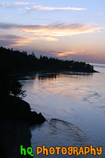 Pacific Ocean Coast Sunset