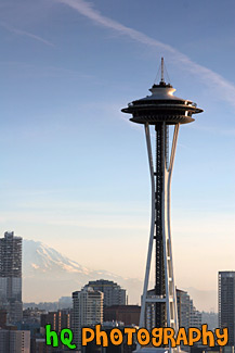 Space Needle & Mt. Rainier