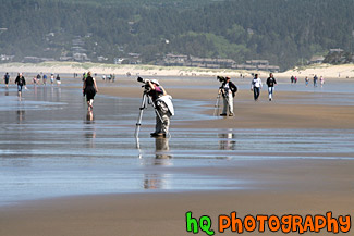 Photographers on Beach