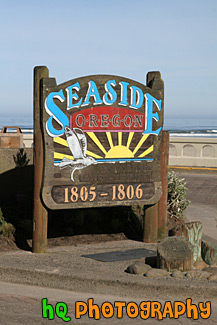 Seaside, Oregon Boardwalk Sign