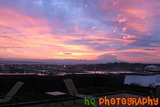 Sunrise Over Mt. Rainier