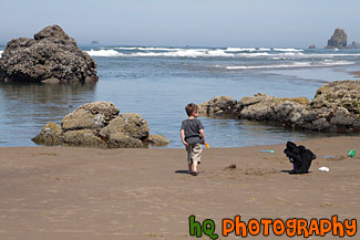 Little Boy on Beach