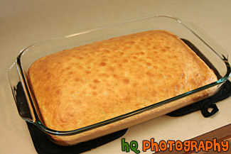 White Cake on Counter