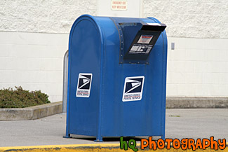 USPS Blue Mailbox