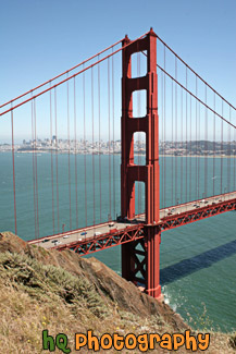 Golden Gate Bridge Vertical View