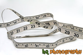 Measuring Tape on White Background