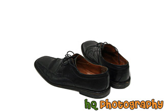 Men's Black Leather Dress Shoes