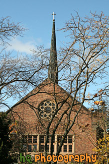 Eastvold Chapel & Trees, Vertical