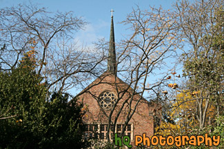 Eastvold Chapel During Autumn