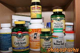 Vitamins in Cupboard