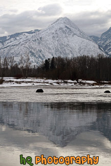 Mountain Reflection & Snow