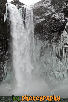 Snoqualmie Falls During Winter