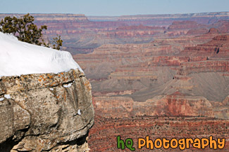 Grand Canyon & Snow at the South Rim