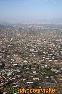 Scottsdale from Camelback Mountain