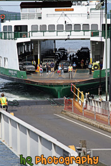 Ferry Docking Close Up