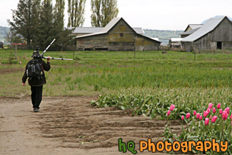 Phototgrapher Walking