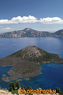 Wizard Island in Crater Lake