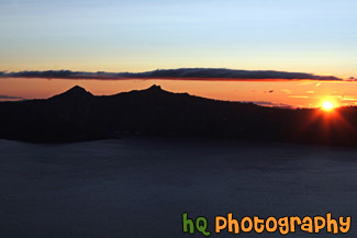 Crater Lake Sunset