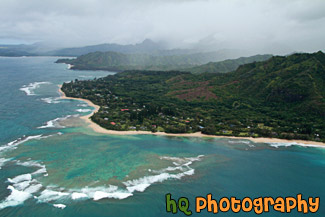 Kauai Coast From Air