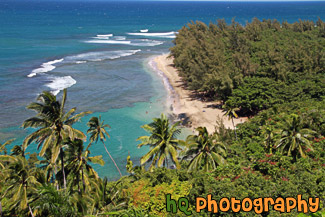 Ha'ena Beach View on Kalalua Trail