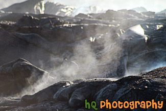 Steaming Lava Field