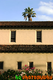 Side View of Santa Clara Mission Church