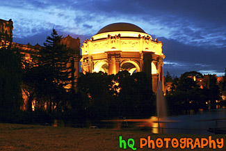 Palace of Fine Arts Exploratorium at Night