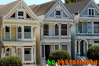 3 Homes of Postcard Row (Alamo Square)