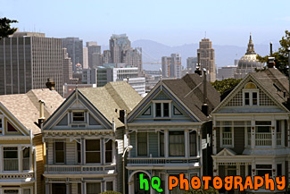 Famous Alamo Square in San Francisco