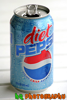 Diet Pepsi Soda Pop Can