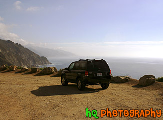 Ford Escape on Dirt Road Ocean View