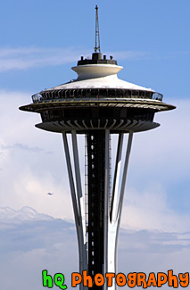 Close Up of Tip of Space Needle