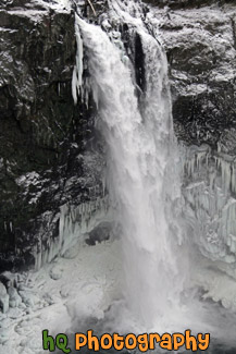 Frozen Snoqualmie Falls