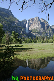 Yosemite Falls Reflection