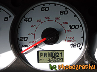 Speedometer Close Up