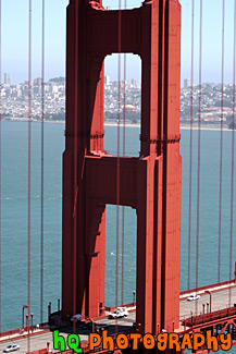 Tall Golden Gate Bridge