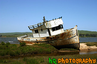 Boat at Point Reyes