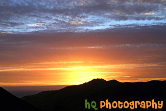 Sunset Over Hill at San Francisco