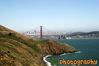 Golden Gate Bridge from Along Coast