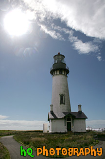 Yaquina Head Lighthouse & Sun