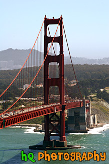 Vertical Golden Gate Bridge