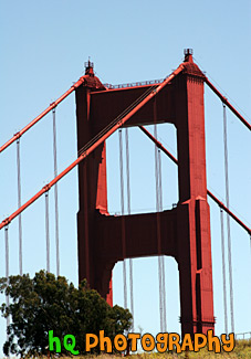 Tip of Golden Gate Bridge