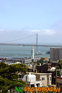 Ferry Building, Bay Bridge, & San Francisco