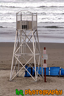 Lifeguard Chair on Beach