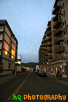 Seaside, Oregon at Dusk