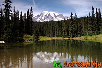 Mount Rainier & Reflections in Reflection Lake